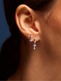 Accessorize celestial stud and hoop earrings set - British product