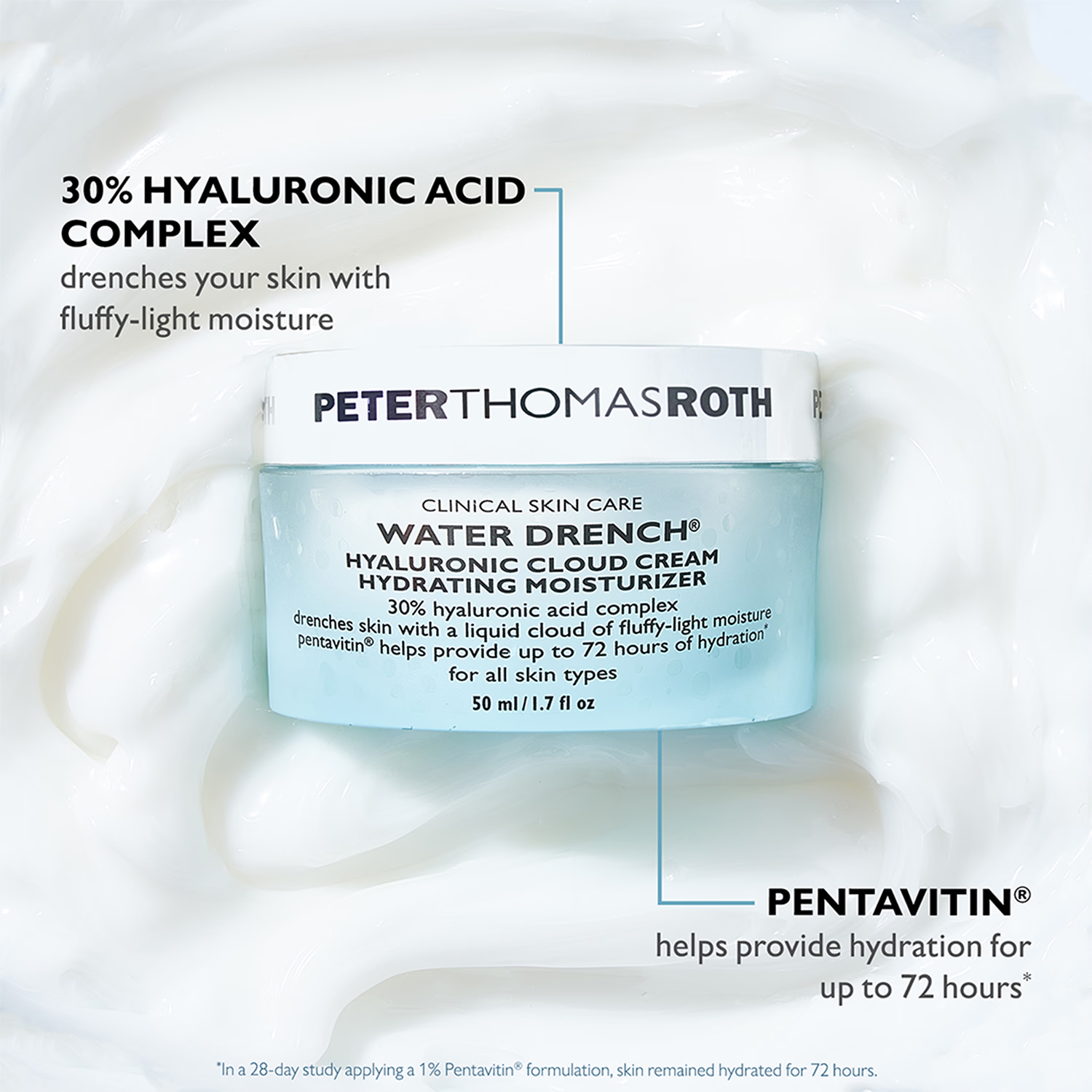 Peter Thomas Roth Water Drench Hyaluronic Cloud Cream 50ml, UK version