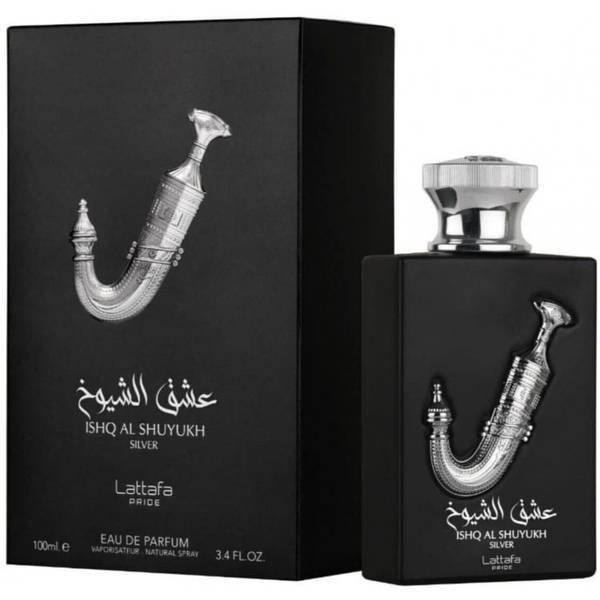 Lattafa Ishq Al Shuyukh Silver EDP spray 100ml, UK version