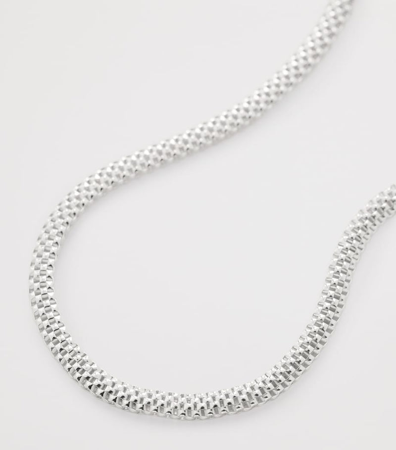 Monica Vinader Heirloom chain bracelet sterling silver, UK version