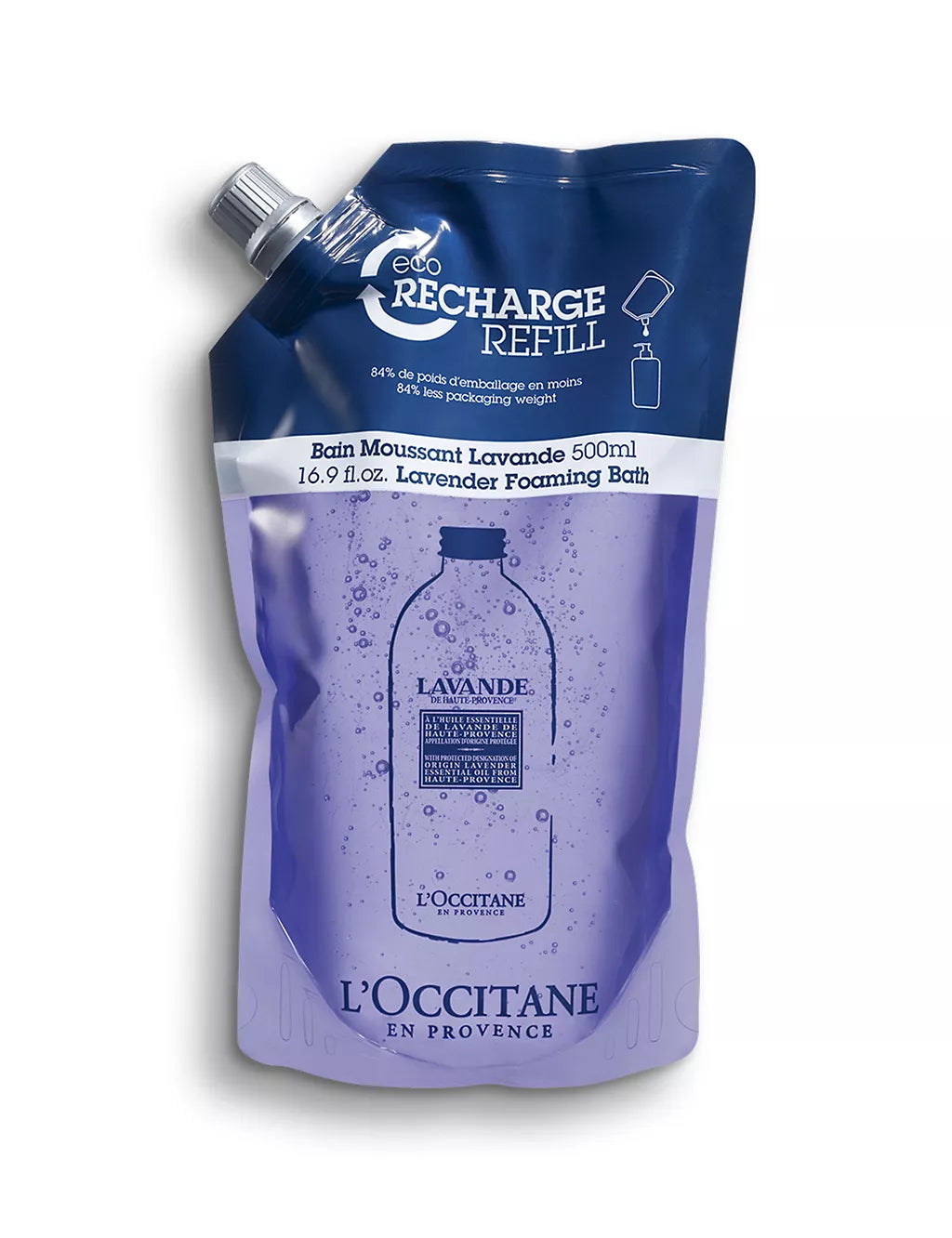 Lavender Foaming Bath Eco Refill 500ml Shower, Bath & Hand Hygiene M&S   