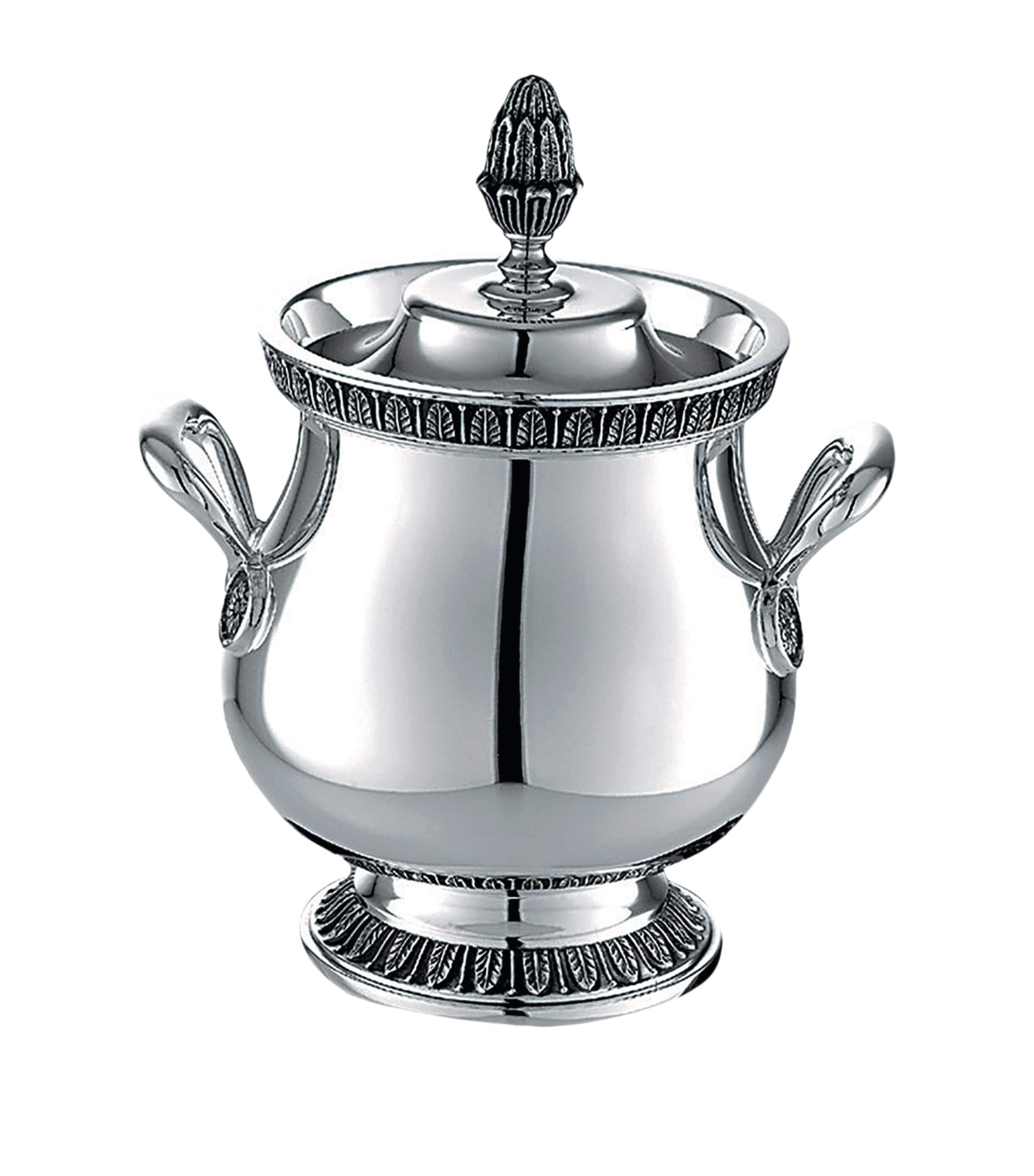 Christofle Malmaison covered sugar bowl - British product