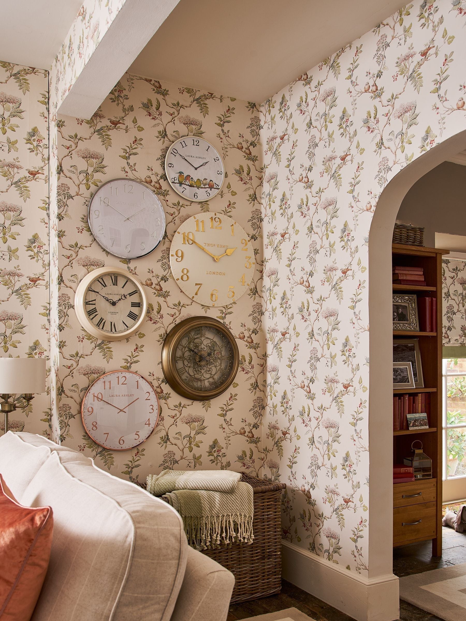 Laura Ashley Duck Egg Elderwood A4 Wallpaper Sample