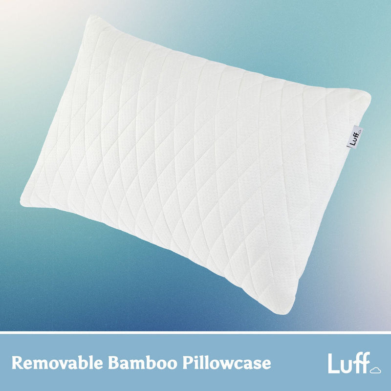 Luff Sleep Height Adjustable Prestige Bamboo Pillow 1.6kg, UK version