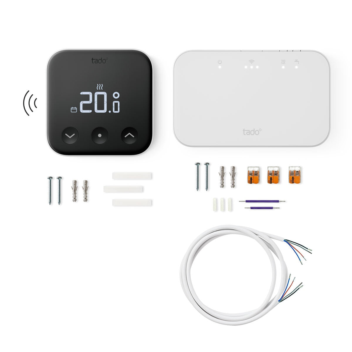 tado° Wireless 2 Zone Kit (2 x includes Wireless thermostat X with Hot Water Control) GOODS Costco UK