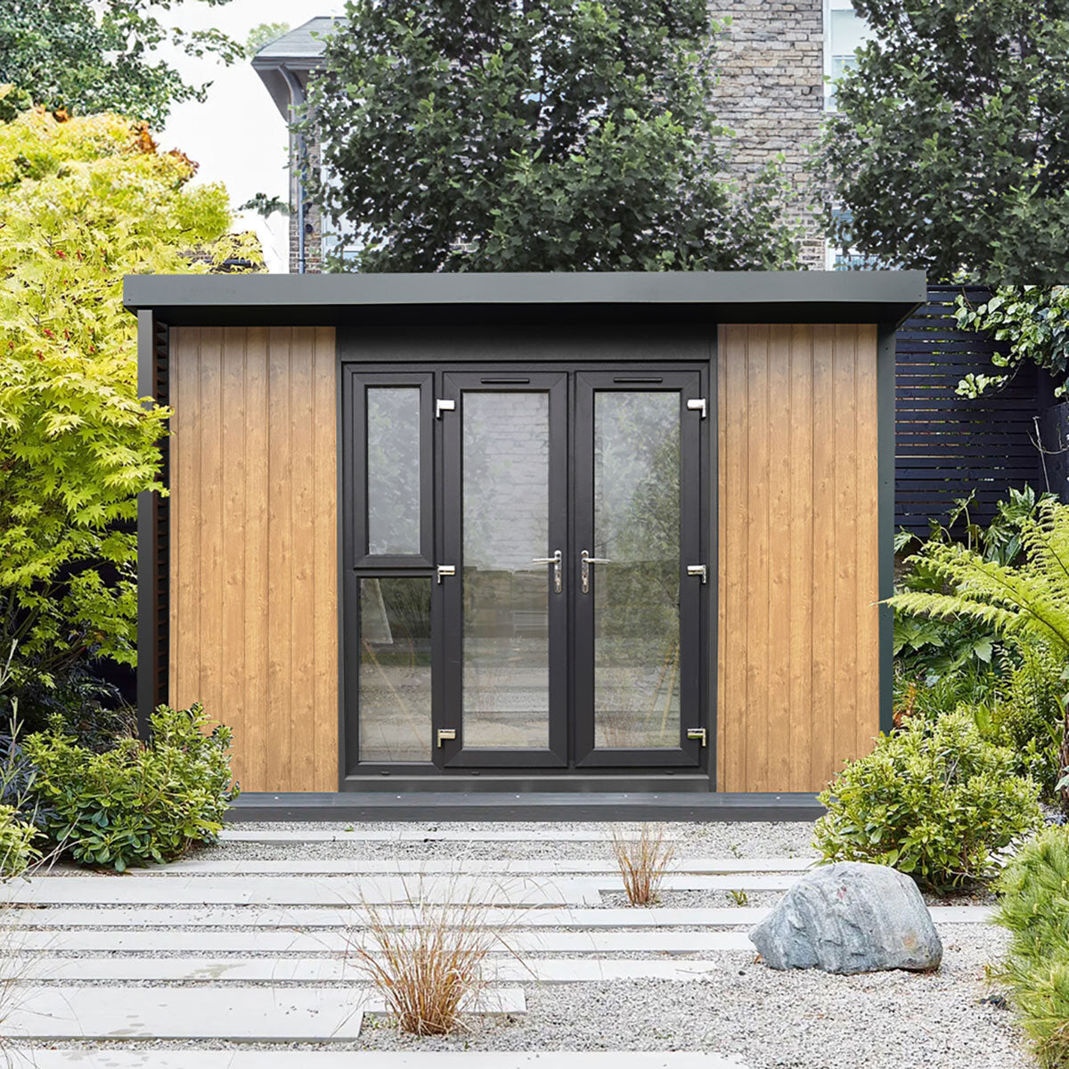 Installed Green Retreats Basebox Plus Garden Room 3.6m x 2.4m GOODS Costco UK