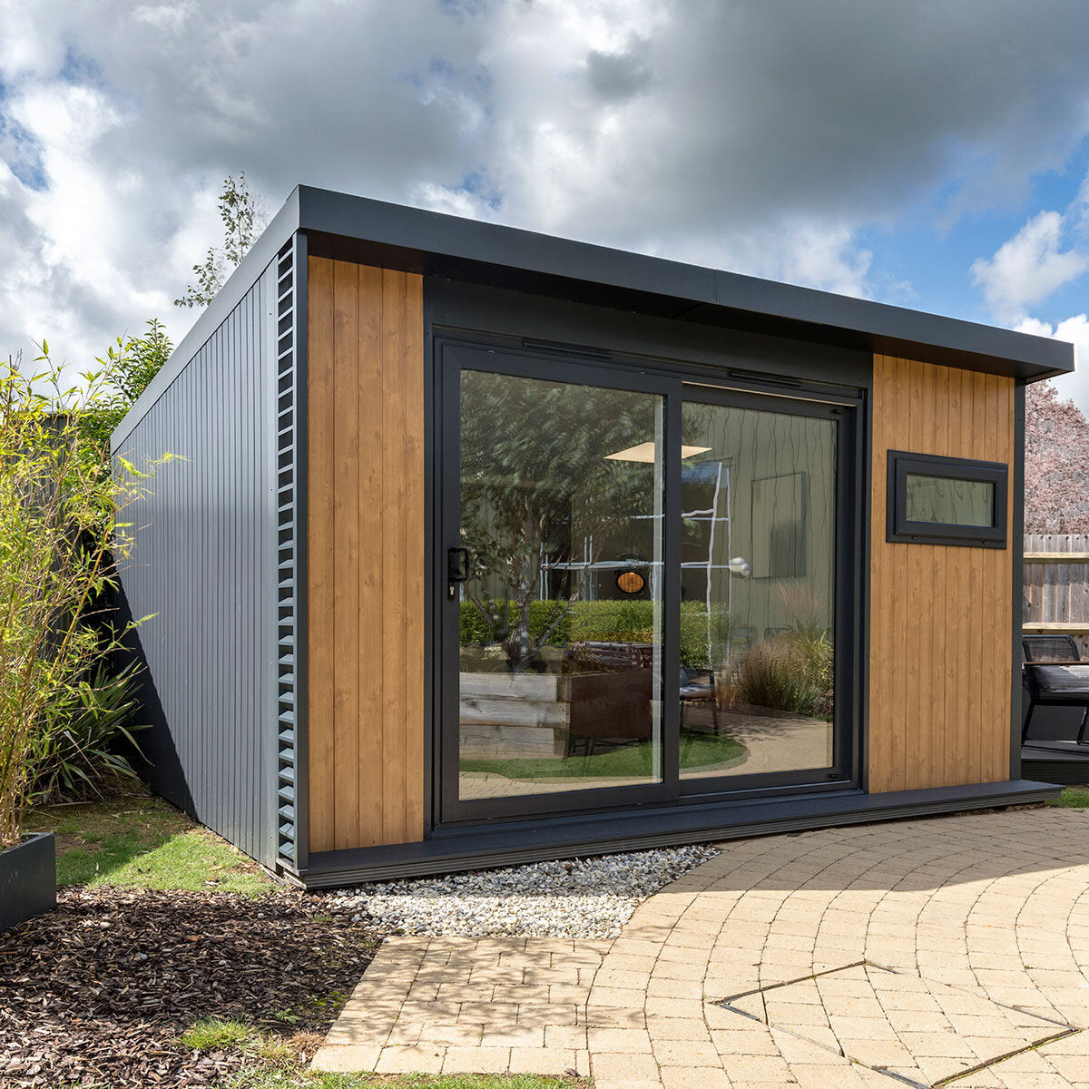 Installed Green Retreats Basebox Plus Garden Room 4.8m x 3.6m GOODS Costco UK