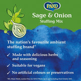 Paxo Sage & Onion Stuffing for Chicken   340g GOODS M&S   