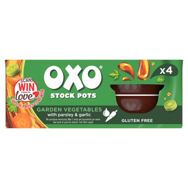 Oxo Stock Pots Vegetable   4 x 20g GOODS M&S   