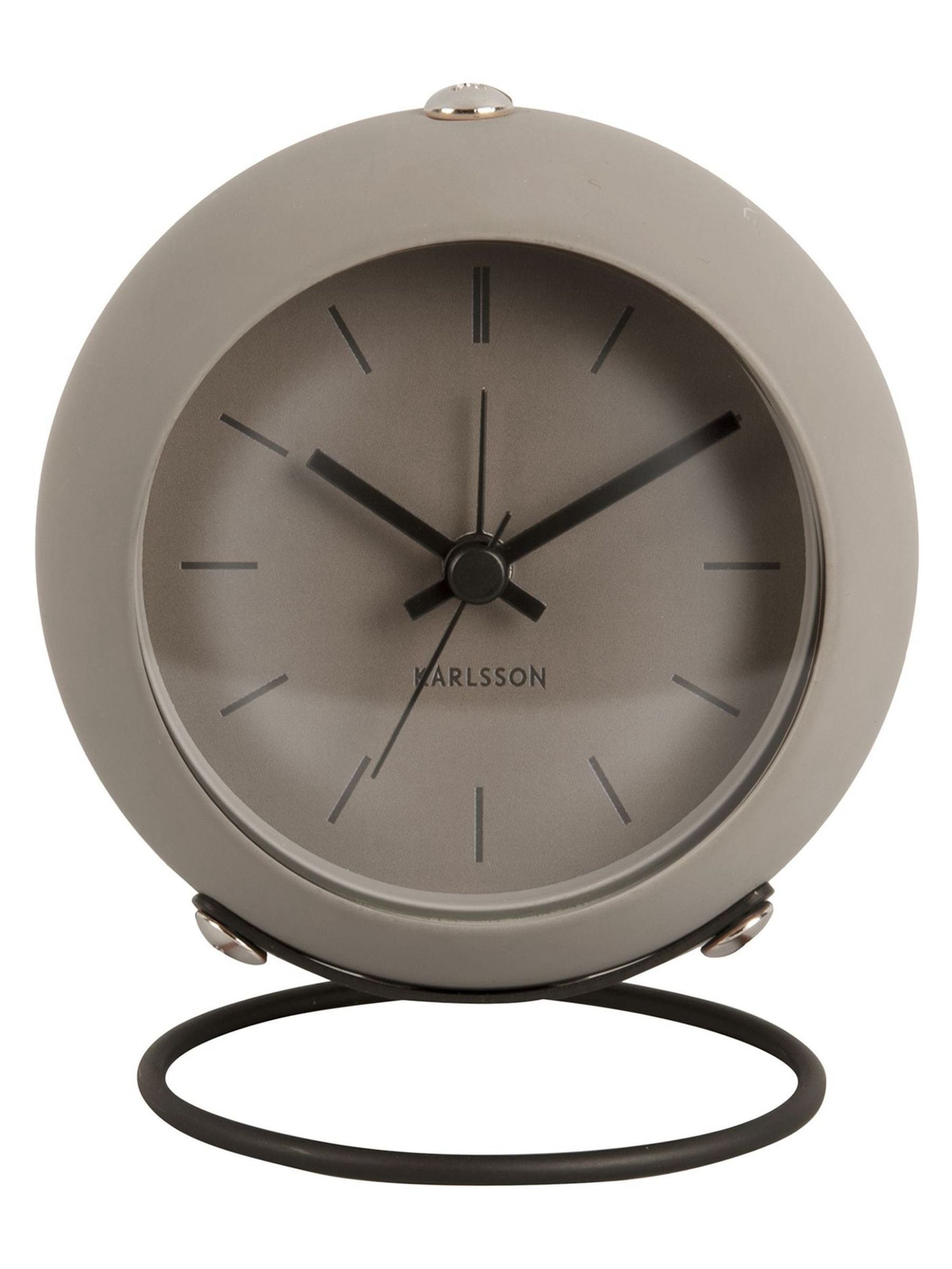 Karlsson brown globe alarm clock 40cm - British product