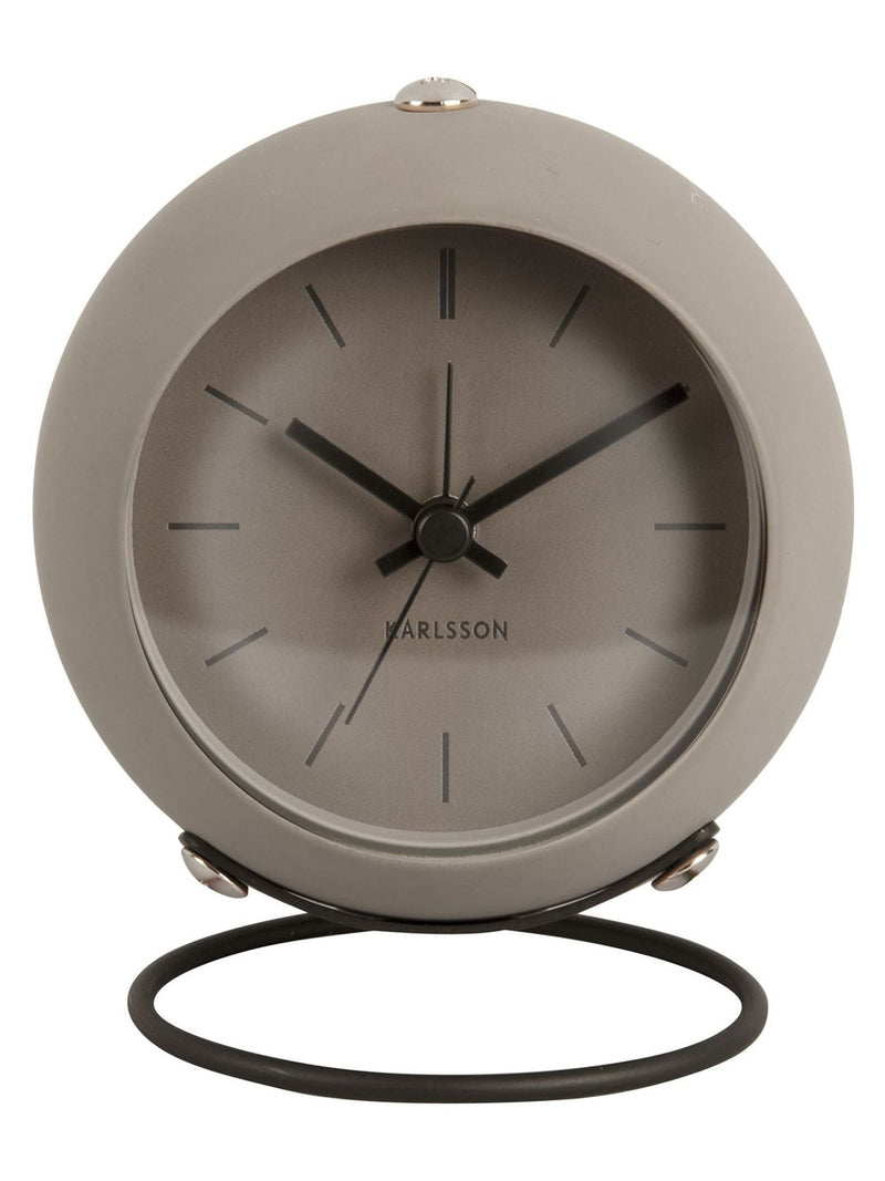 Karlsson brown globe alarm clock 40cm - British product