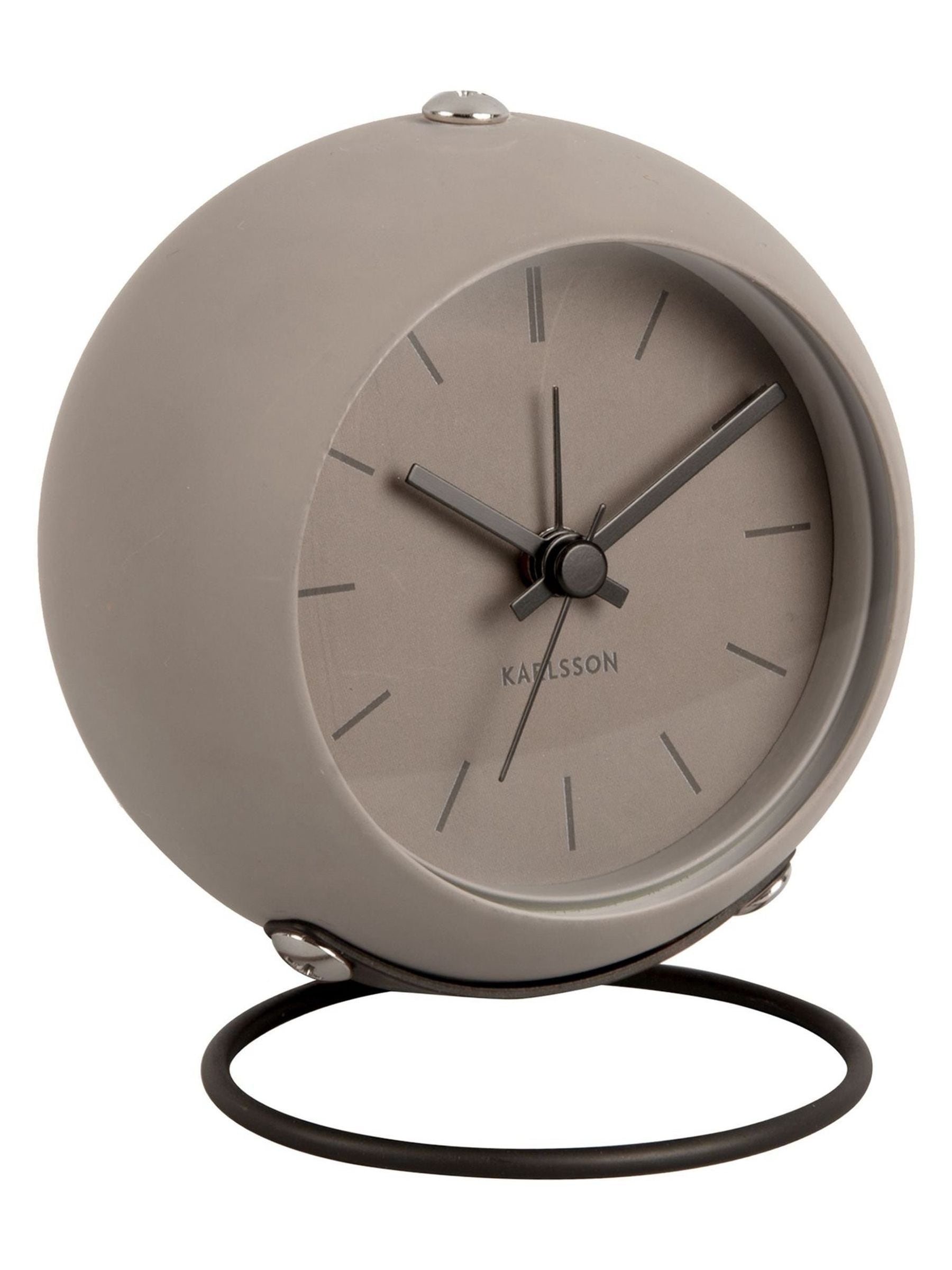 Karlsson brown globe alarm clock 40cm - British product