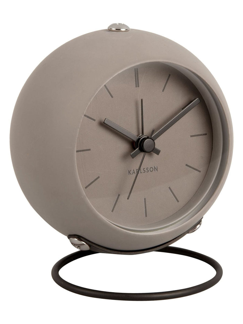 Karlsson brown globe alarm clock 40cm - British product