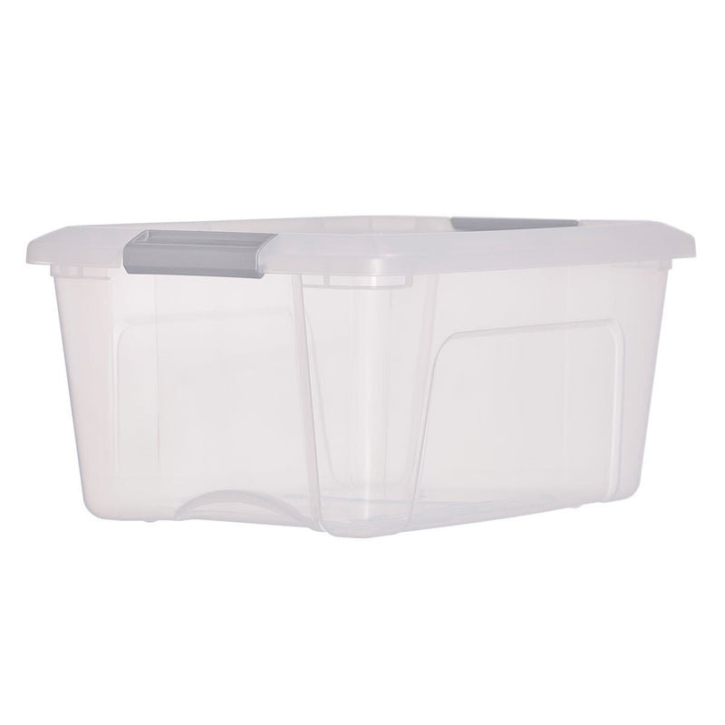 IRIS OHYAMA storage boxes with lids 15L 4 pack - British product
