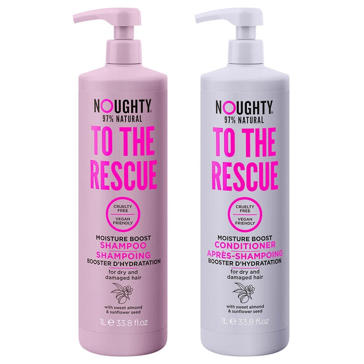 Noughty shampoo and conditioner 2x1L (British brand)