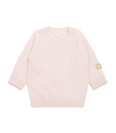 Harrods Sweater en cachemire torsadé Purebaby (0-12 mois) pour bébé - Acheter en ligne sur McGrocer