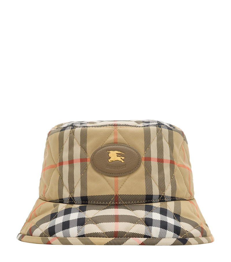Burberry quilted bucket hat, imported from the UK