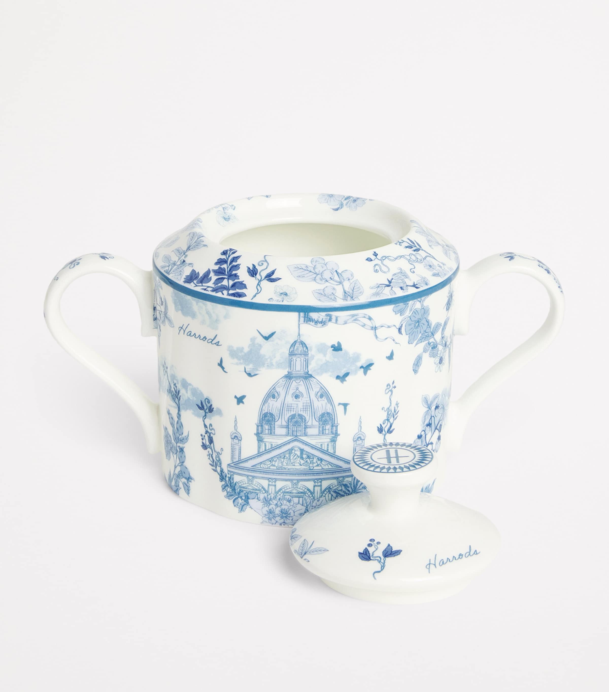 Harrods bone china sugar bowl 15cm, UK version