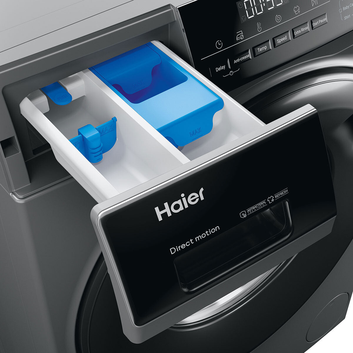 Haier I-Pro Series 3 HW90-B14939S8 9kg Washing Machine, A Rated in Graphite GOODS Costco UK