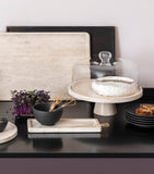 Villeroy & Boch travertine footed serving platter 28cm (British brand)