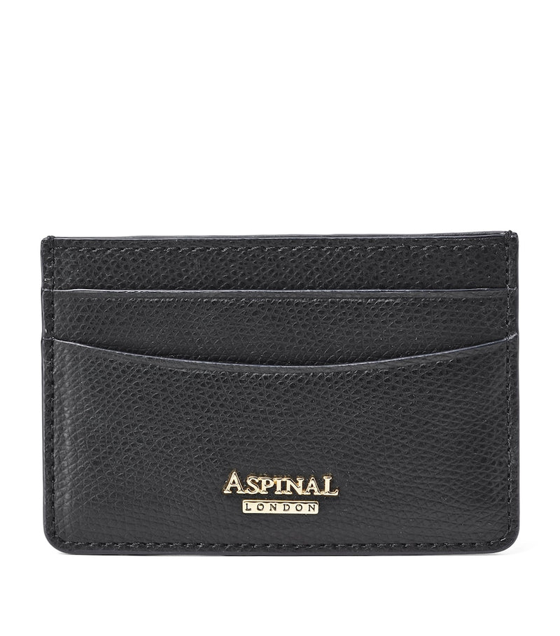 Aspinal of London slim card holder Italian calf leather, imported from the UK