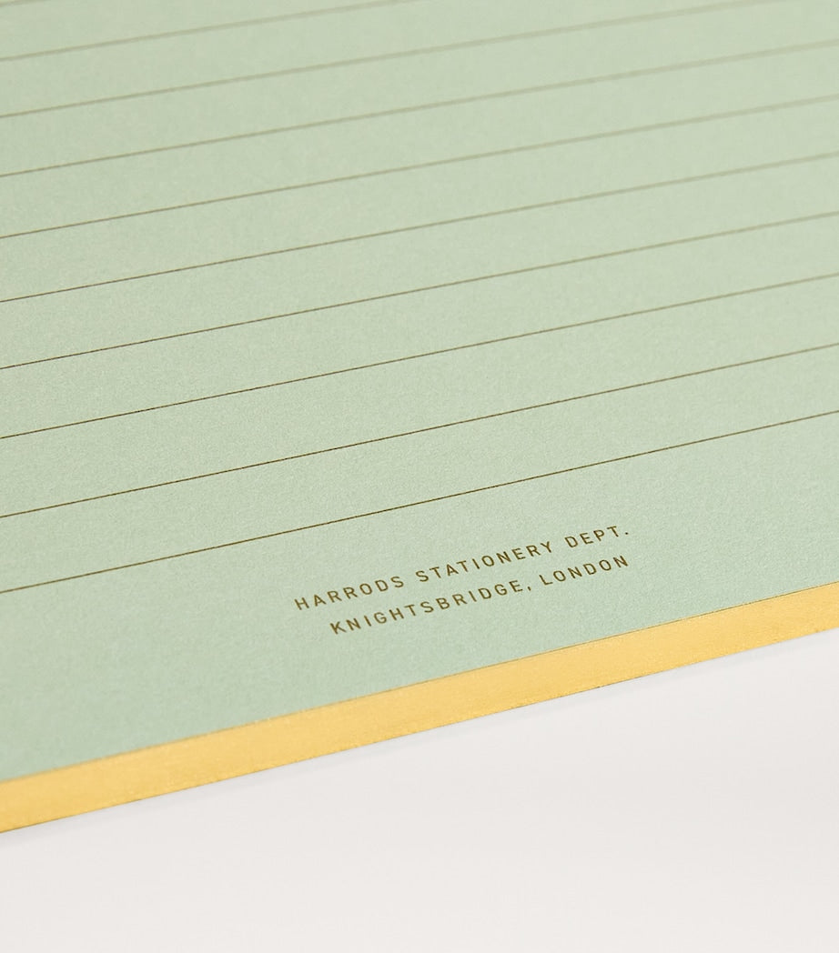 Harrods lined A4 jotter notepad, UK version