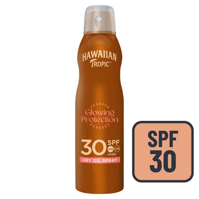 Hawaiian Tropic Protective SPF 30 Dry Oil Continuous Sunscreen Spray   180ml GOODS M&S   