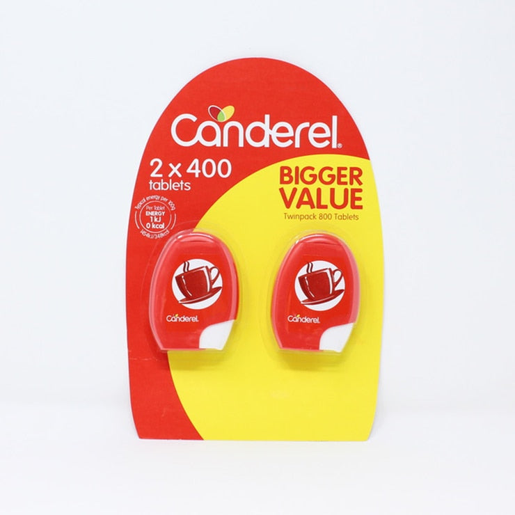 Canderel Low Calorie Sweetener 2 x 400 Tablets