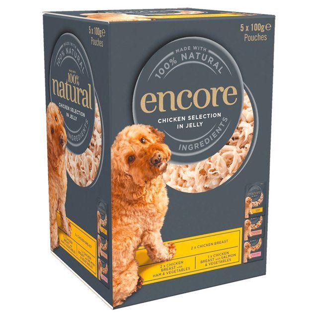 Encore Deluxe Collection Dog Pouch in Jelly   5 x 100g GOODS M&S   