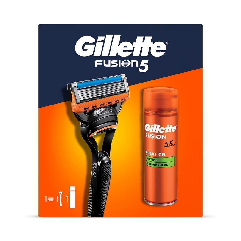 Gillette Fusion5 razor gift set for men - British product