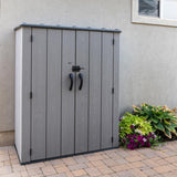 Lifetime 4ft 6" x 2ft 4" (1.4 x 0.7m) Vertical 1,510 Litre Storage Shed with Shelving GOODS Costco UK