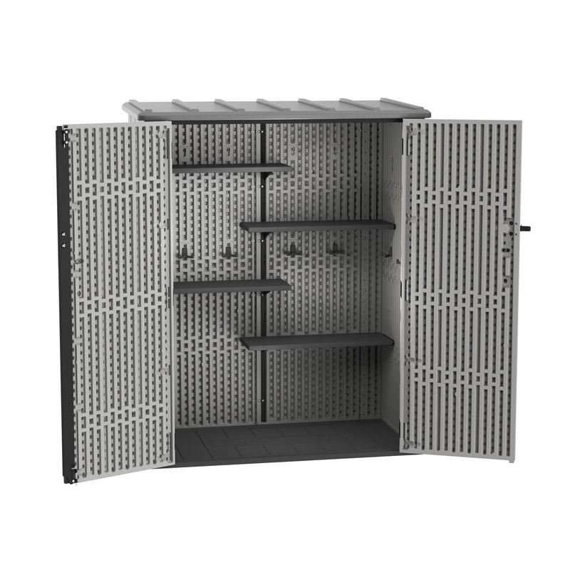 Lifetime Vertical Storage Shed with Shelving 1,510 Litre, UK version