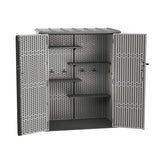 Lifetime 4ft 6" x 2ft 4" (1.4 x 0.7m) Vertical 1,510 Litre Storage Shed with Shelving GOODS Costco UK