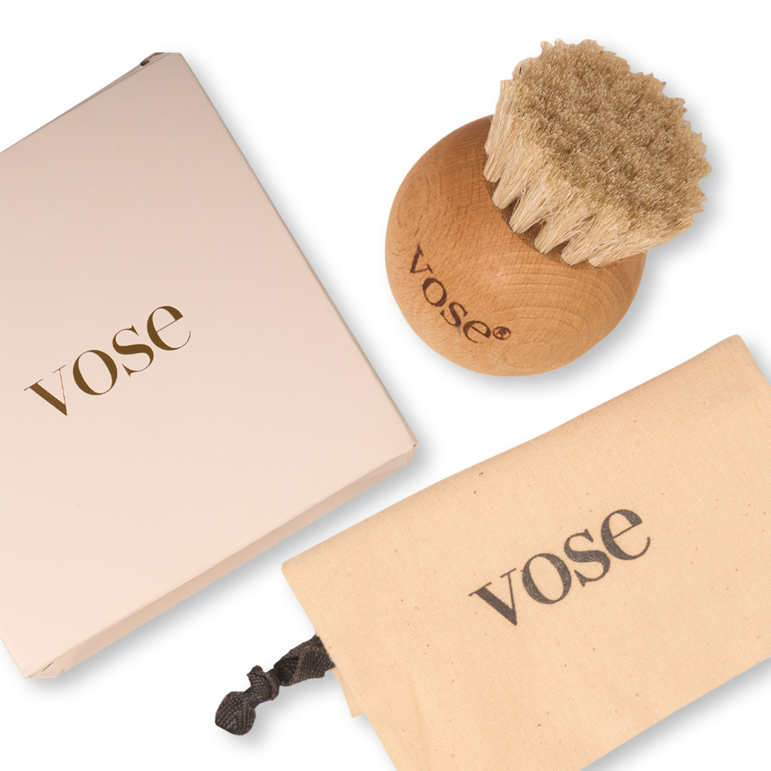 100% horse hair dry face brush natural bristles, UK version