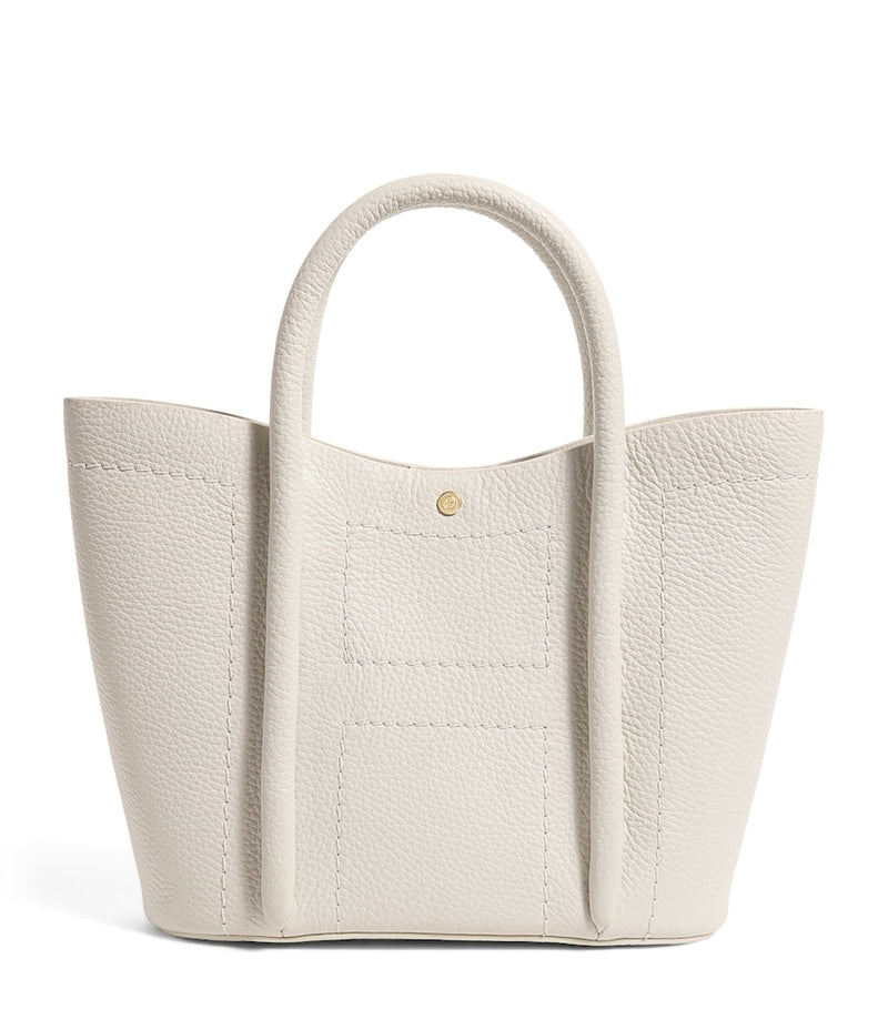 Harrods leather rope tote bag - British product