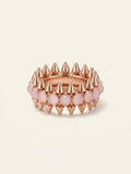 Cartier Clash ring rose gold and pink chalcedony - British product