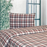 Portuguese Flannel Cotton 3 Piece Single Duvet Set, in 4 colours GOODS Costco UK