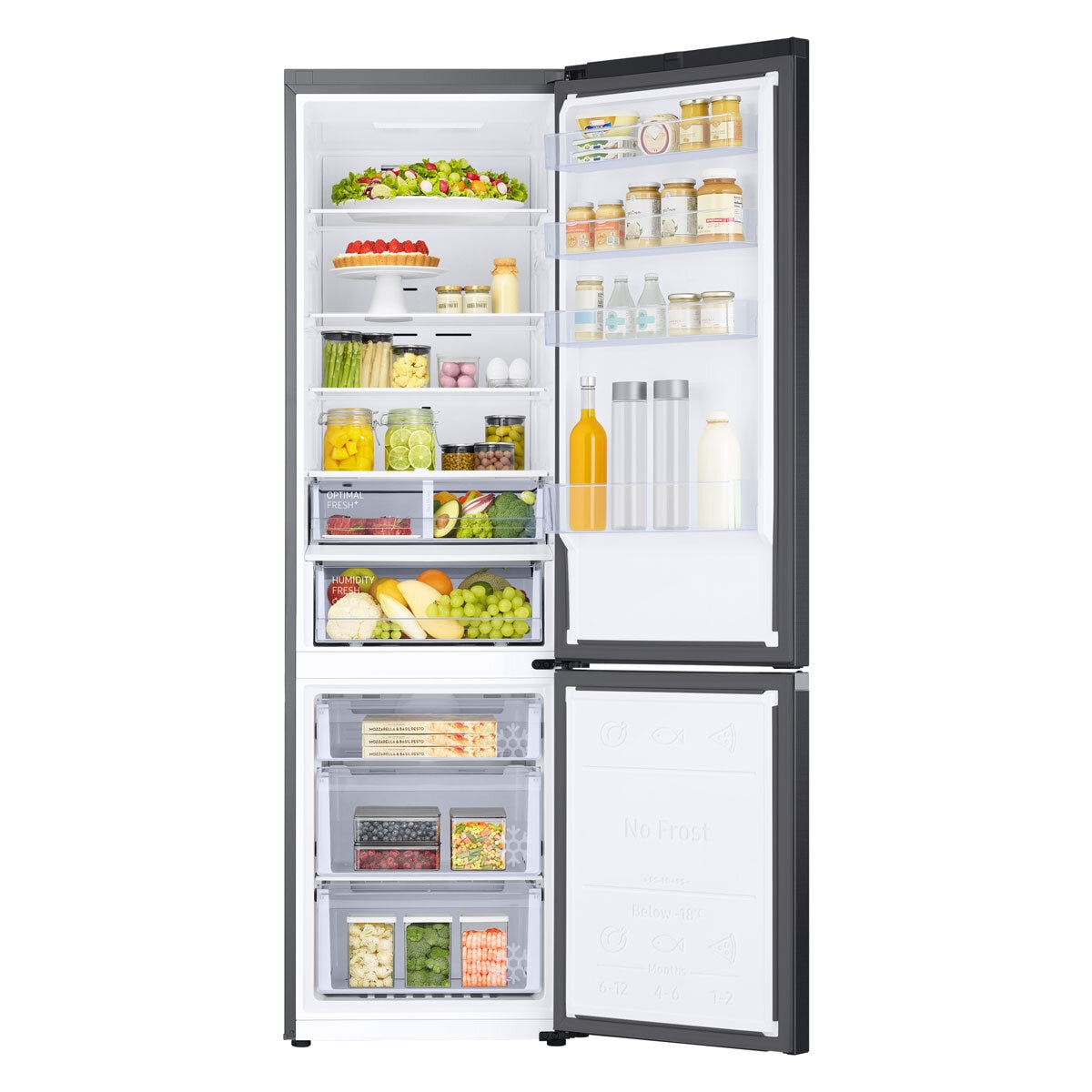 Samsung Series 8 RB38C607AB1, Fridge Freezer, A Rated in Black GOODS Costco UK