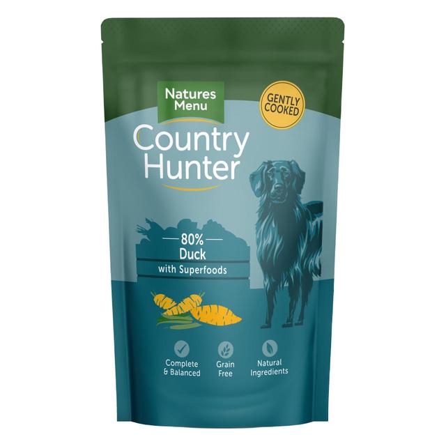 Natures Menu Country Hunter Duck Wet Dog Food Pouches   6 x 150g GOODS M&S   