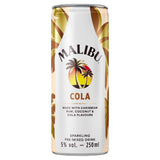 Malibu Coconut Rum & Cola Sparkling Pre-Mixed Can   25cl GOODS M&S   