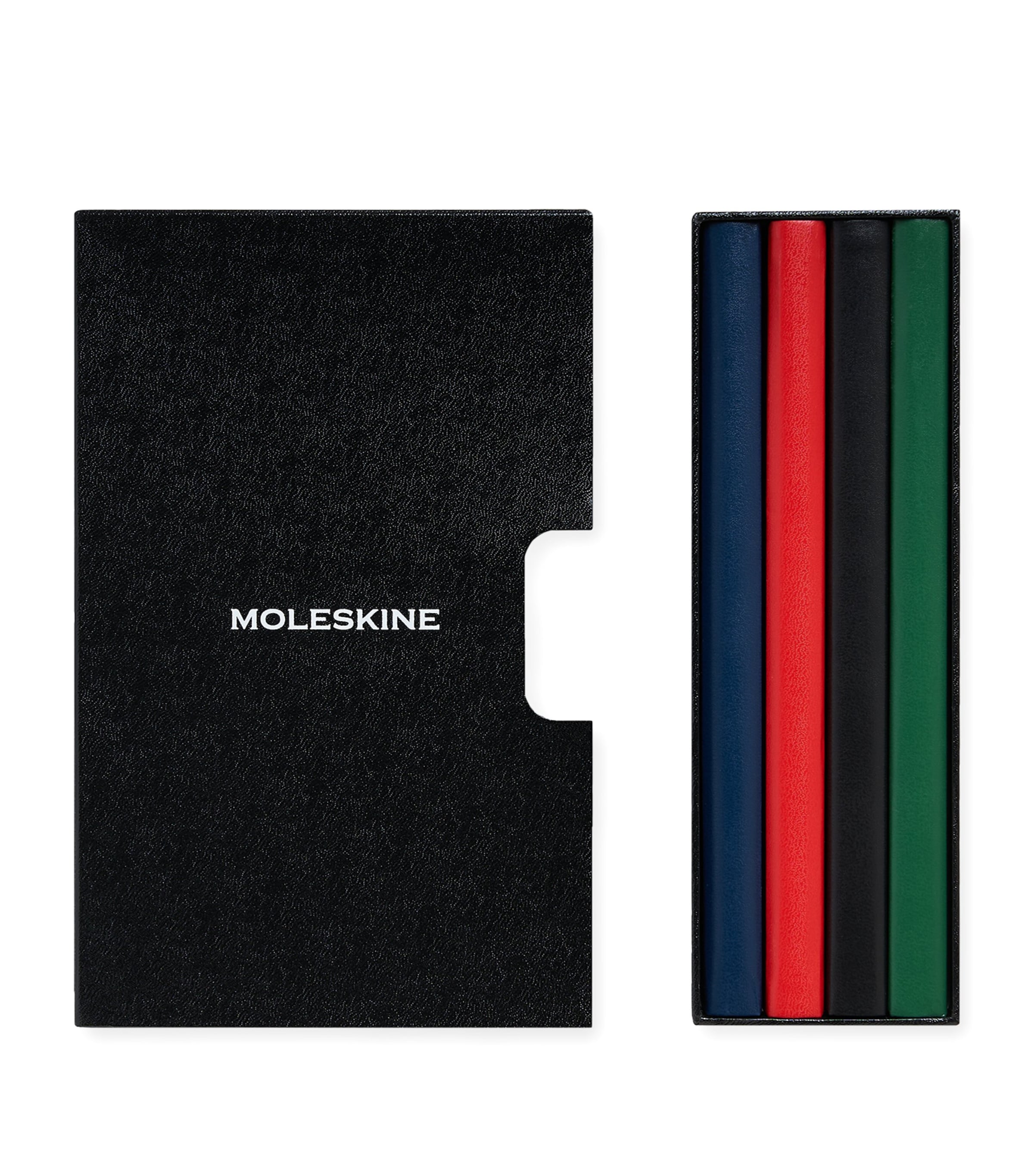 Moleskine multicolour notebook bundle with four notebooks, imported from the UK