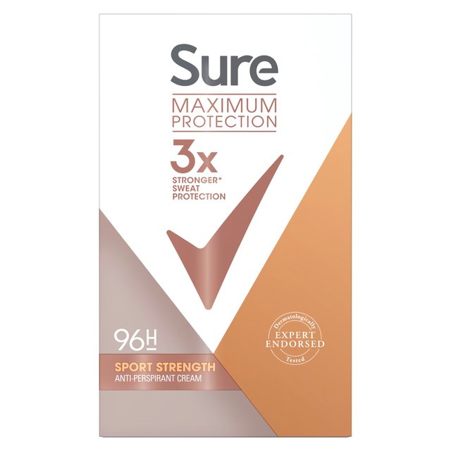 Sure Women Maximum Protection Sports Anti-Perspirant Deodorant Cream   45ml