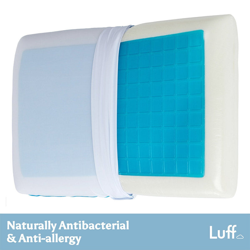 Luff Mayfair cooling gel memory foam pillow, UK version