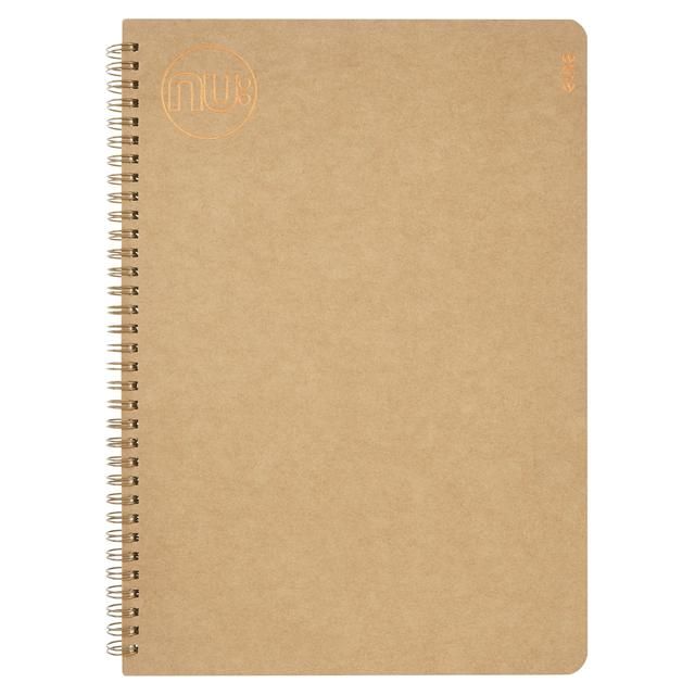 Nu Kraft A4 Manilla Wiro Notebook - 160 pgs GOODS M&S   