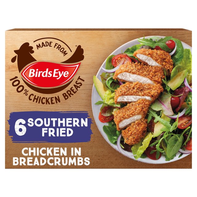 Birds Eye 6 Southern Fried Breaded Chicken Breast Steaks   540g