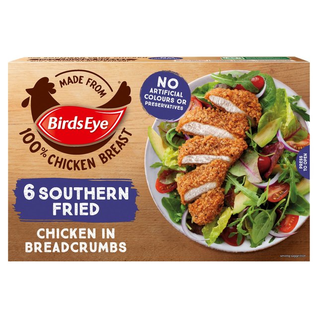 Birds Eye 6 Southern Fried Breaded Chicken Breast Steaks   540g GOODS M&S   