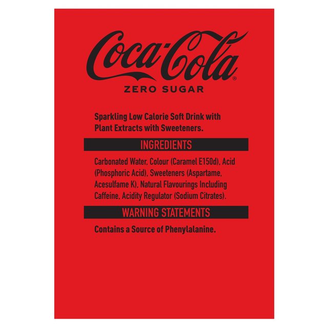 Coca-Cola Zero Sugar   18 x 330ml GOODS M&S   