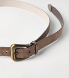 Brunello Cucinelli suede belt, imported from the UK
