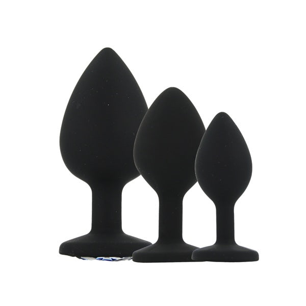 Loving Joy metal butt plug set gold set of 3 (British brand)