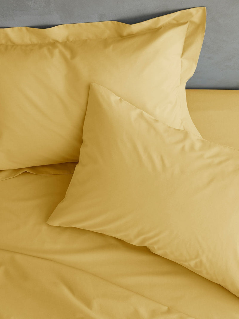 Catherine Lansfield yellow percale fitted sheet - British product